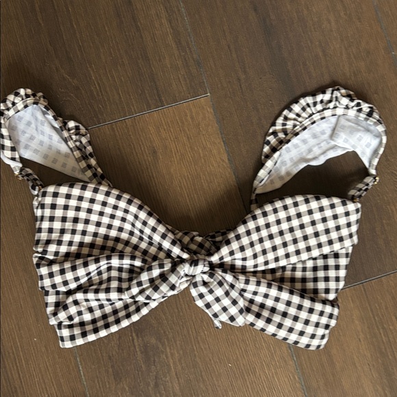 Montce Black and White Checkered Gingham Bikini Set - Picture 2 of 10